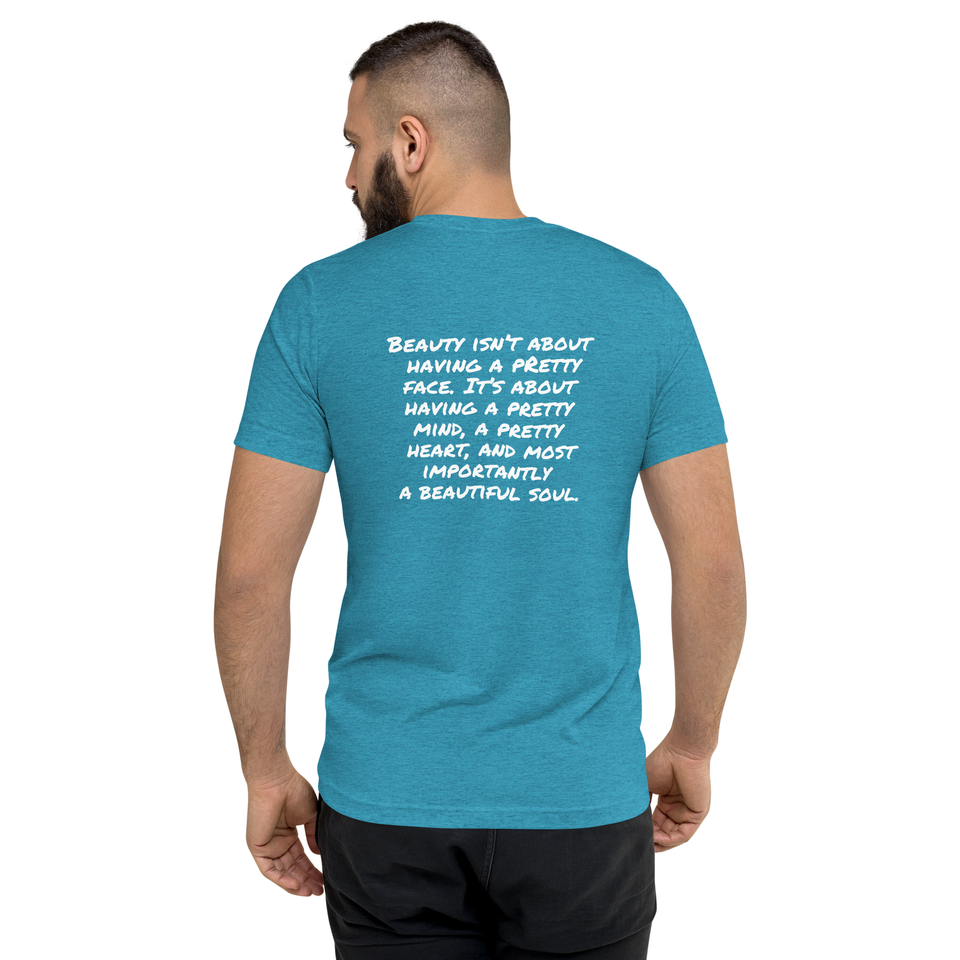 Aqua Triblend Back