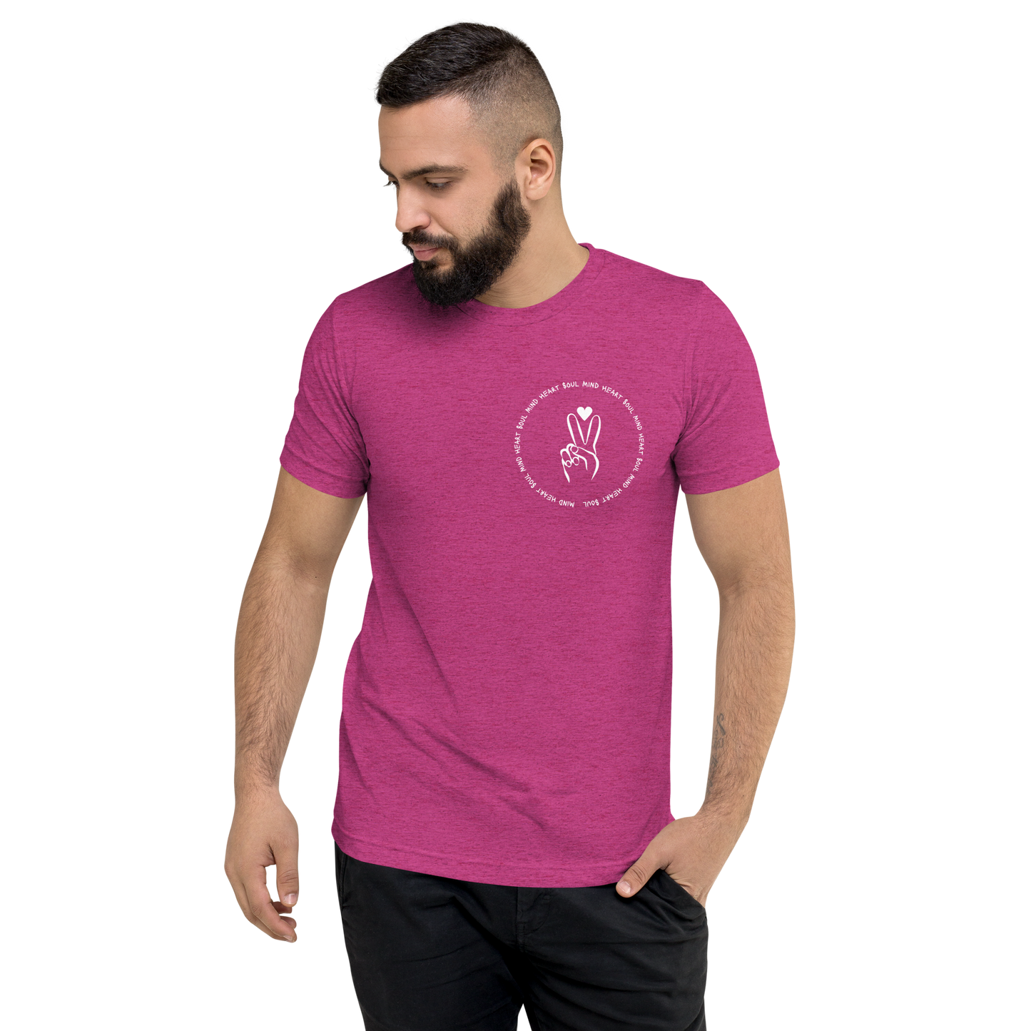 Berry Triblend Front