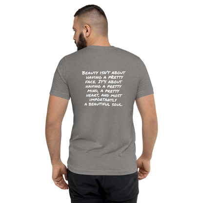 Grey Triblend Back