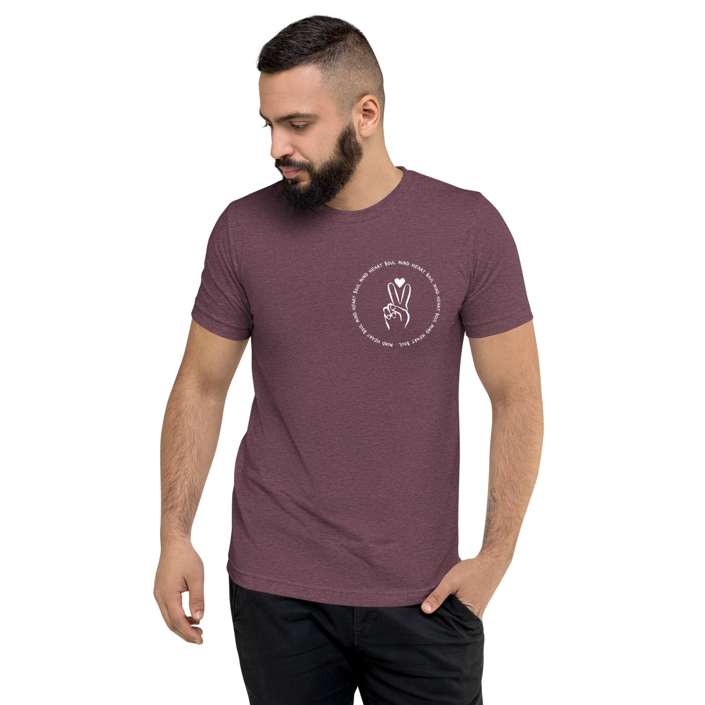 Maroon Triblend Front