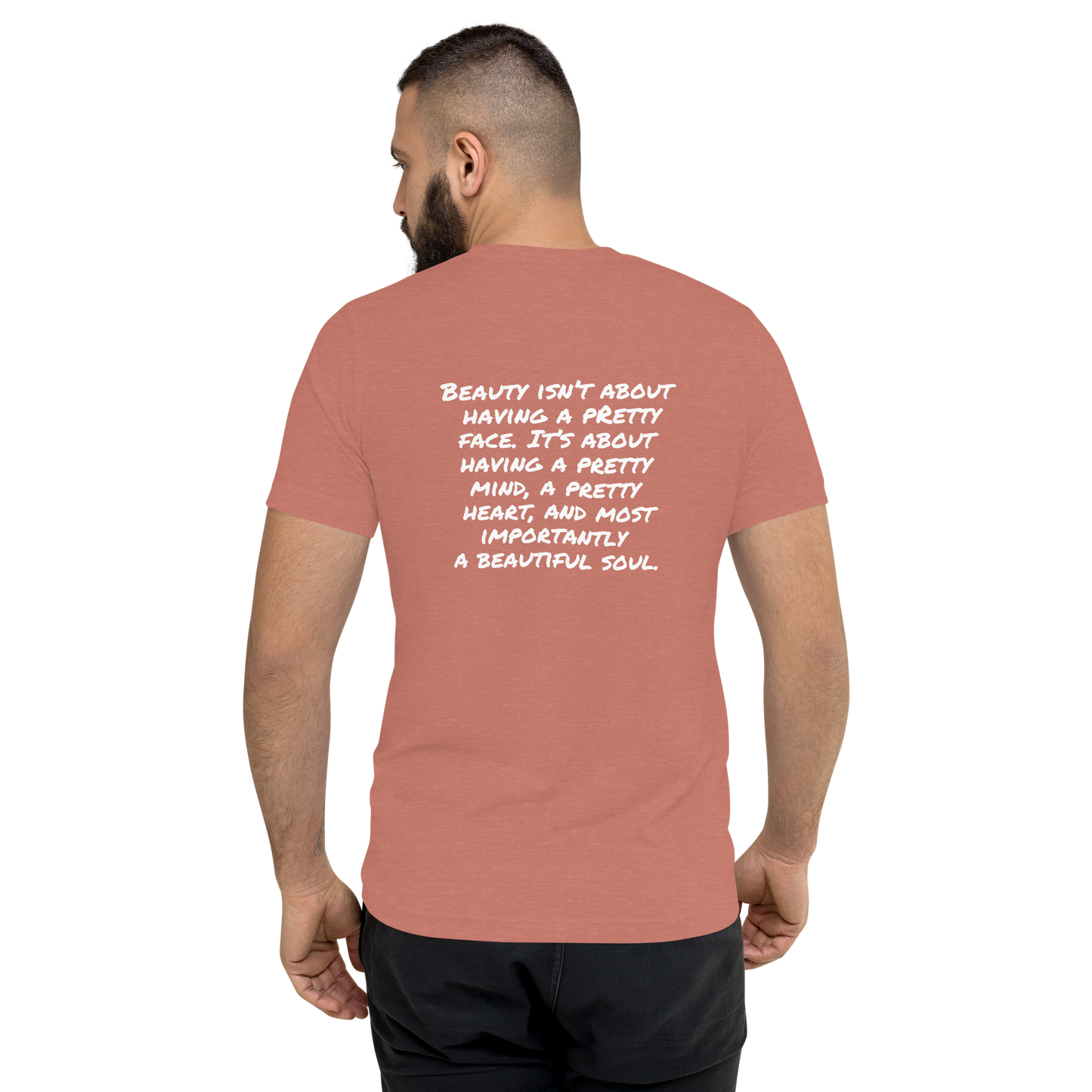 Mauve Triblend Back