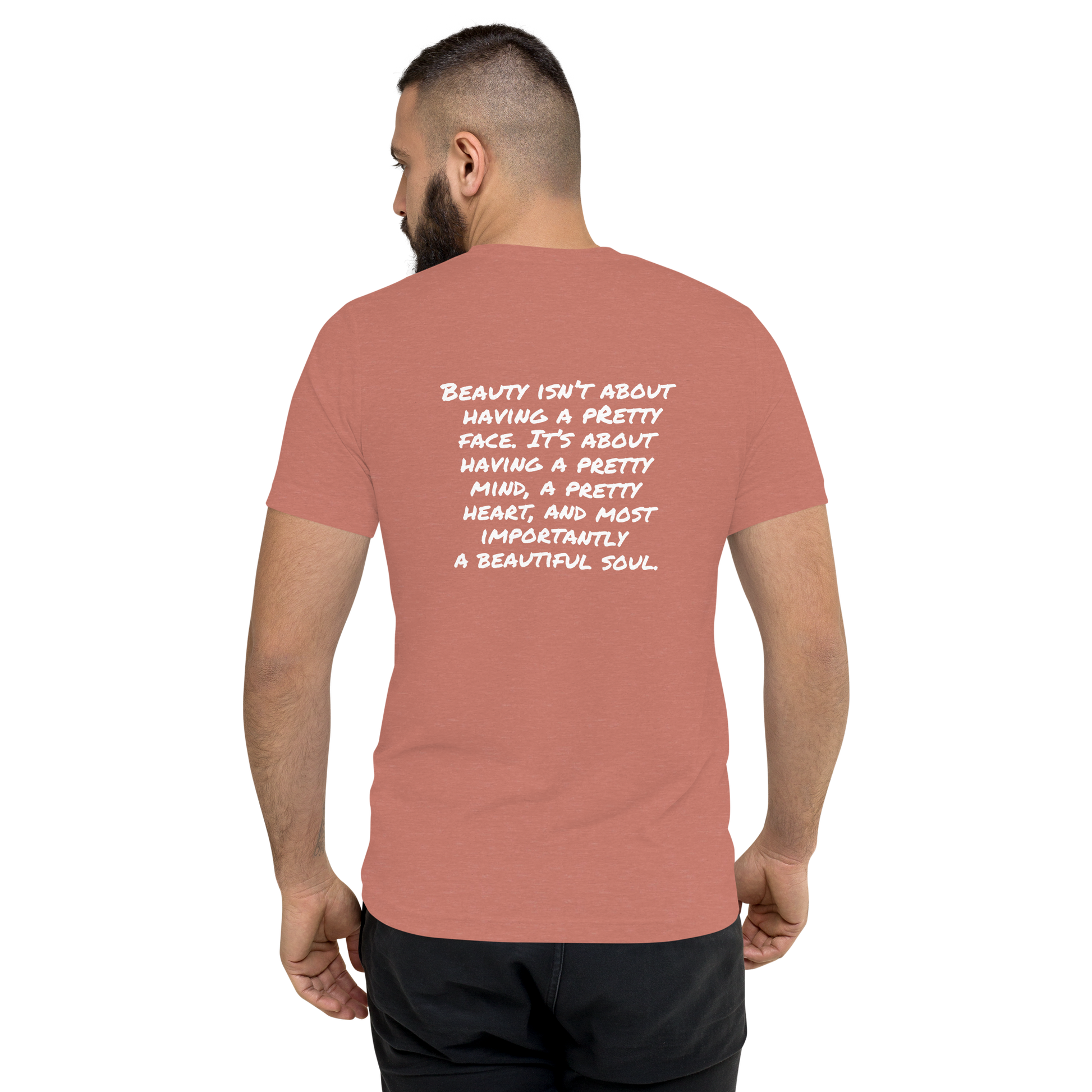 Mauve Triblend Back