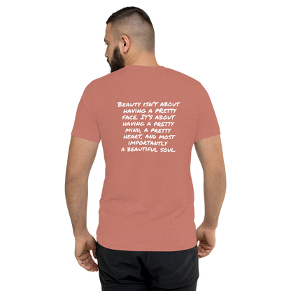 Mauve Triblend Back