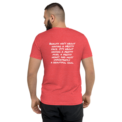Red Triblend Back