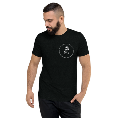 Solid Black Triblend Front
