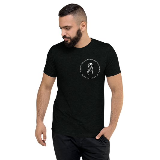 Solid Black Triblend Front