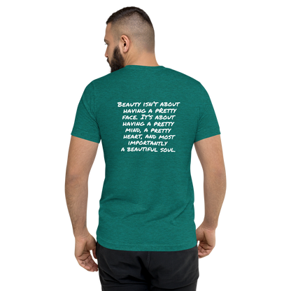 Teal Triblend Back