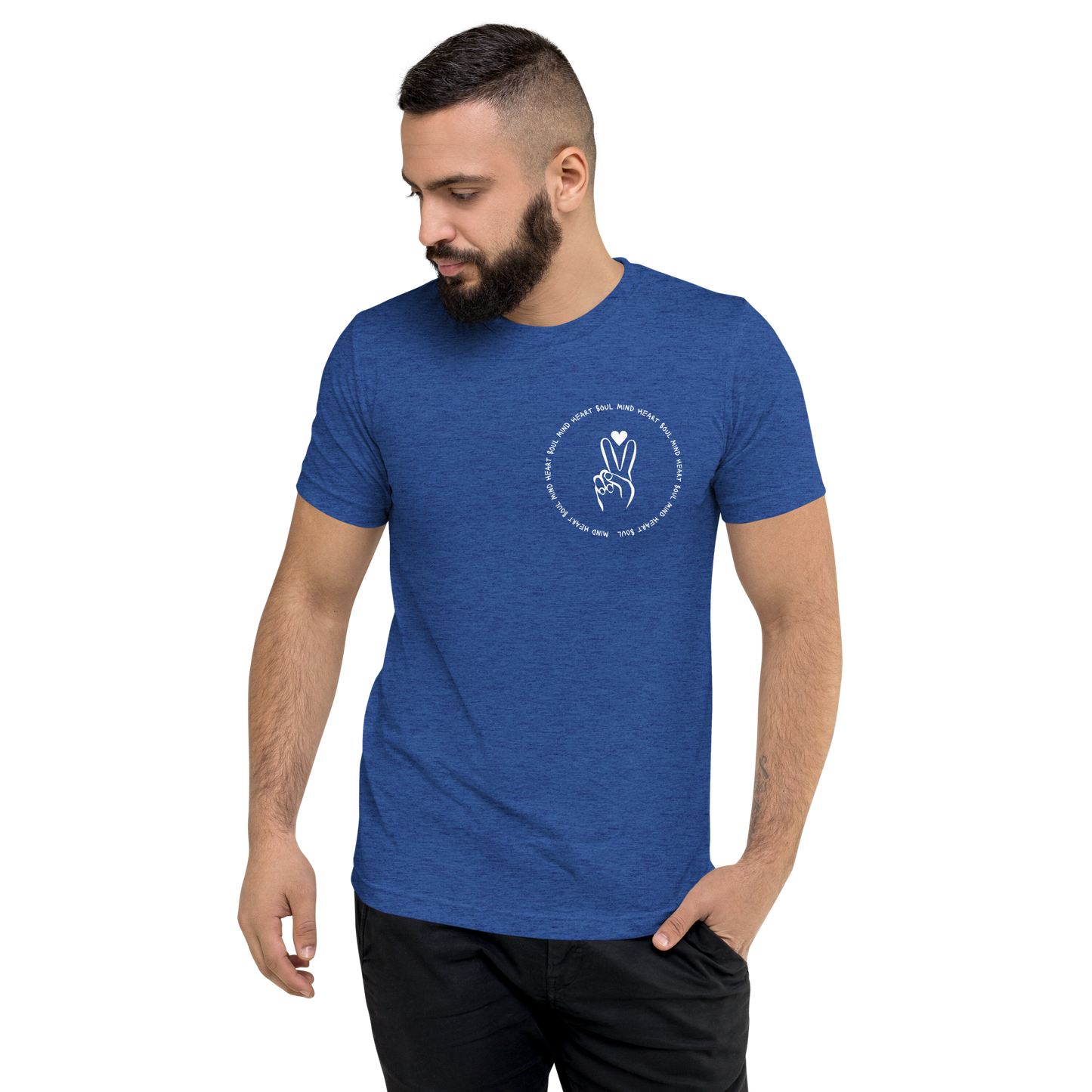 True Royal Triblend Front